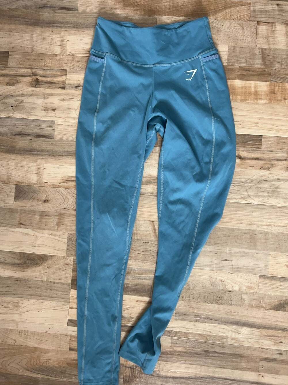 Gymshark Women's Size S Blue High Waisted Leggings